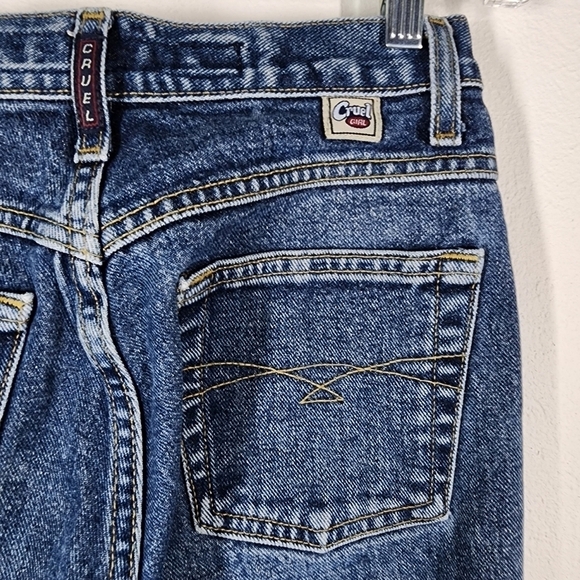 CRUEL GIRL LOW RISE RELAXED X-LONG DENIM JEANS - Picture 5 of 8